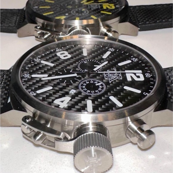Men’s Ta2Time Piece Luxury Carbon Fiber Gentleman Classic Sport Watch Christmas - Picture 8 of 9